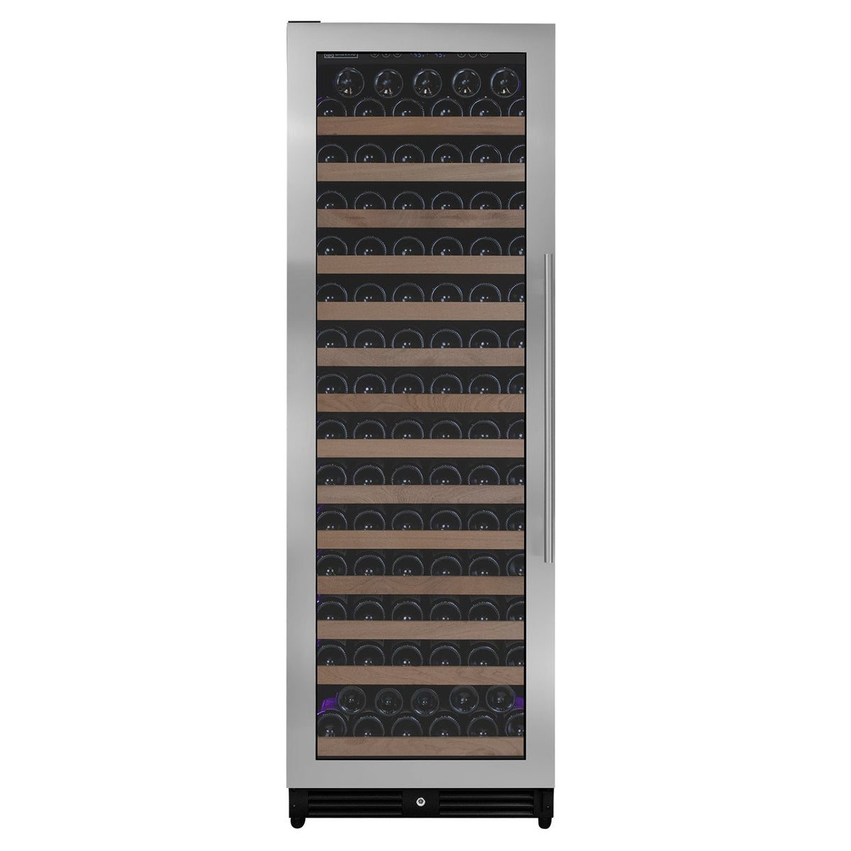 Allavino Reserva Series 163 Bottle 71 Inch Tall Single Zone Left Hinge Stainless Steel Wine Refrigerator