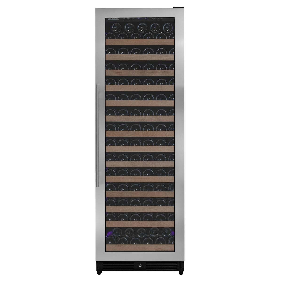Allavino Reserva Series 163 Bottle 71 Inch Tall Single Zone Right Hinge Stainless Steel Wine Cooler Refrigerator